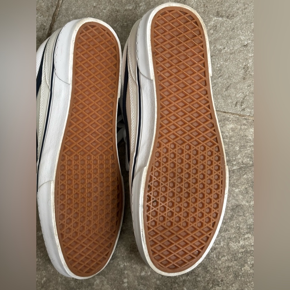 Vans off the Wall Navy Blue and White Old Skool Sneakers Size 12 - Picture 8 of 12